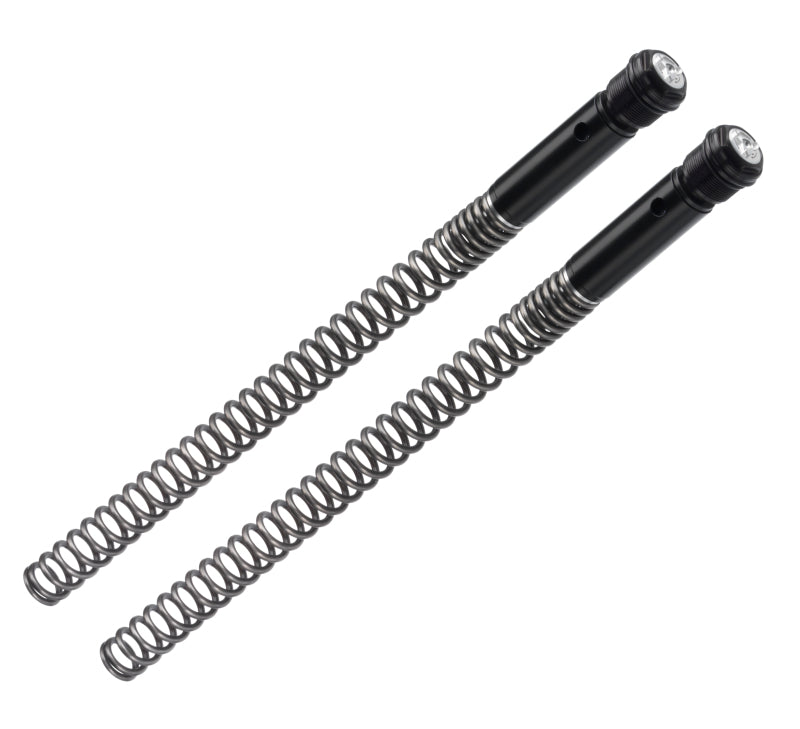 Bitubo KB1 Springs And Caps Kit Adjustable: Spring Preload, w/o Oil, Blk Ring, Lowering To -10mm