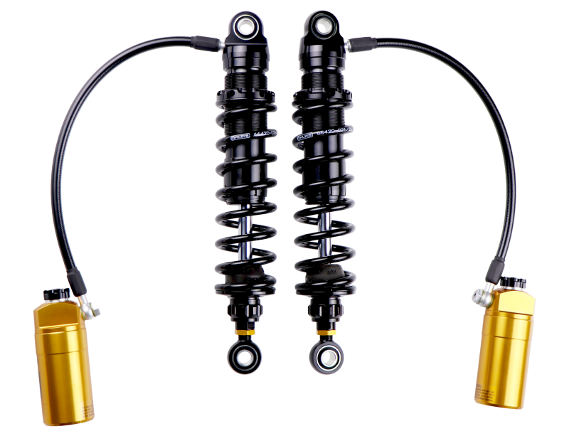 Ohlins 14-24 Harley FL Touring STX 36 Twin Blackline 13in Stiffer Spring Shocks
