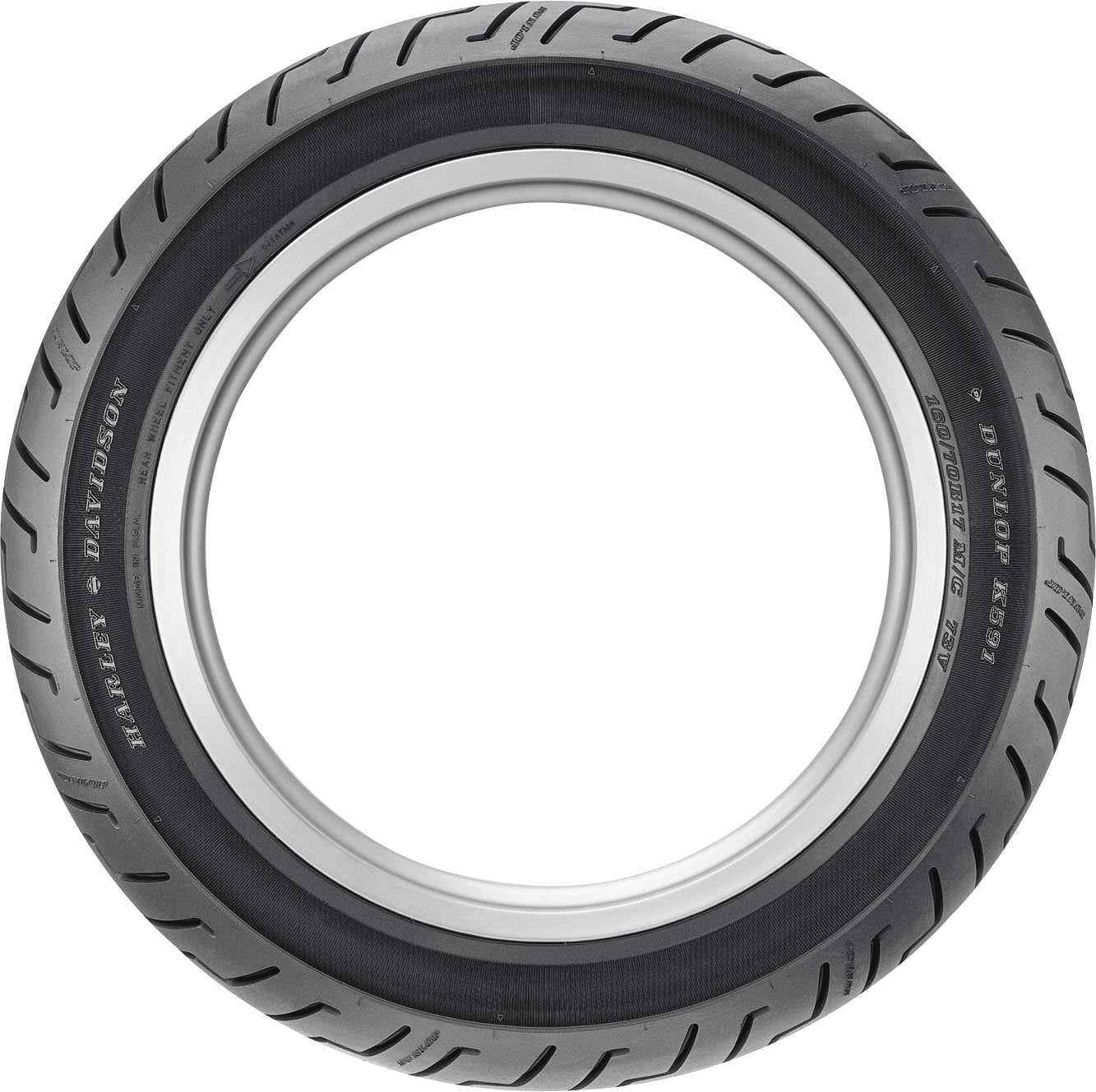 Dunlop K591S Rear Tire - 160/70B17 M/C 73V TL