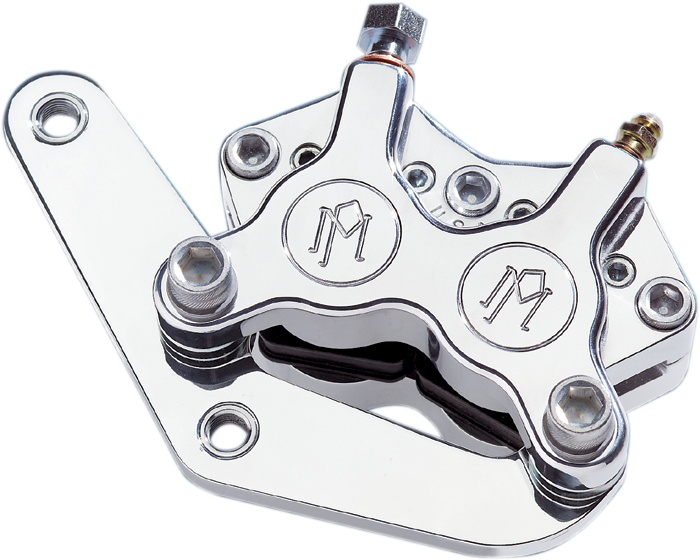 PERFORMANCE MACHINE (PM) Single Disc Caliper - Front - Polished 87-99 1219-0017-P