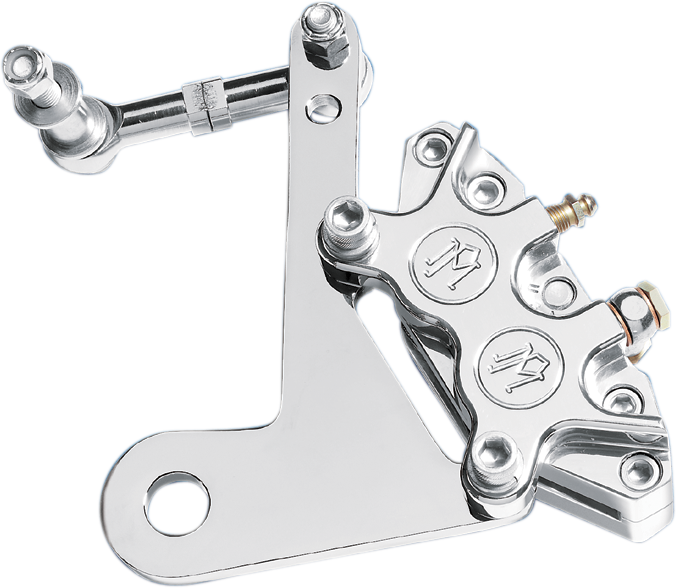 PERFORMANCE MACHINE (PM) Front Caliper - 10" - Chrome - 73-83FLH 1203-9017-CH