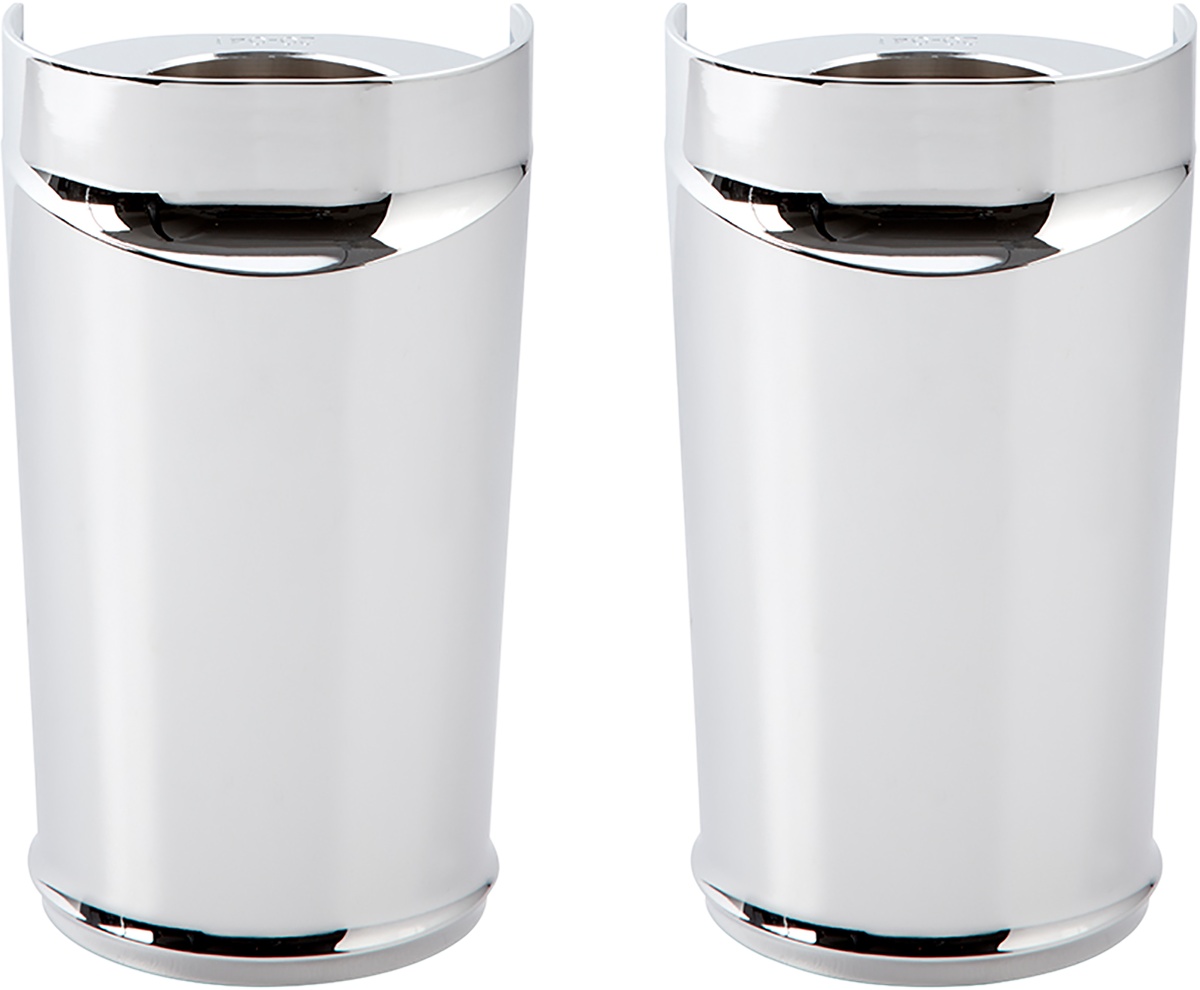 ARLEN NESS Fork Boot Cover - Chrome - Smooth 20-036