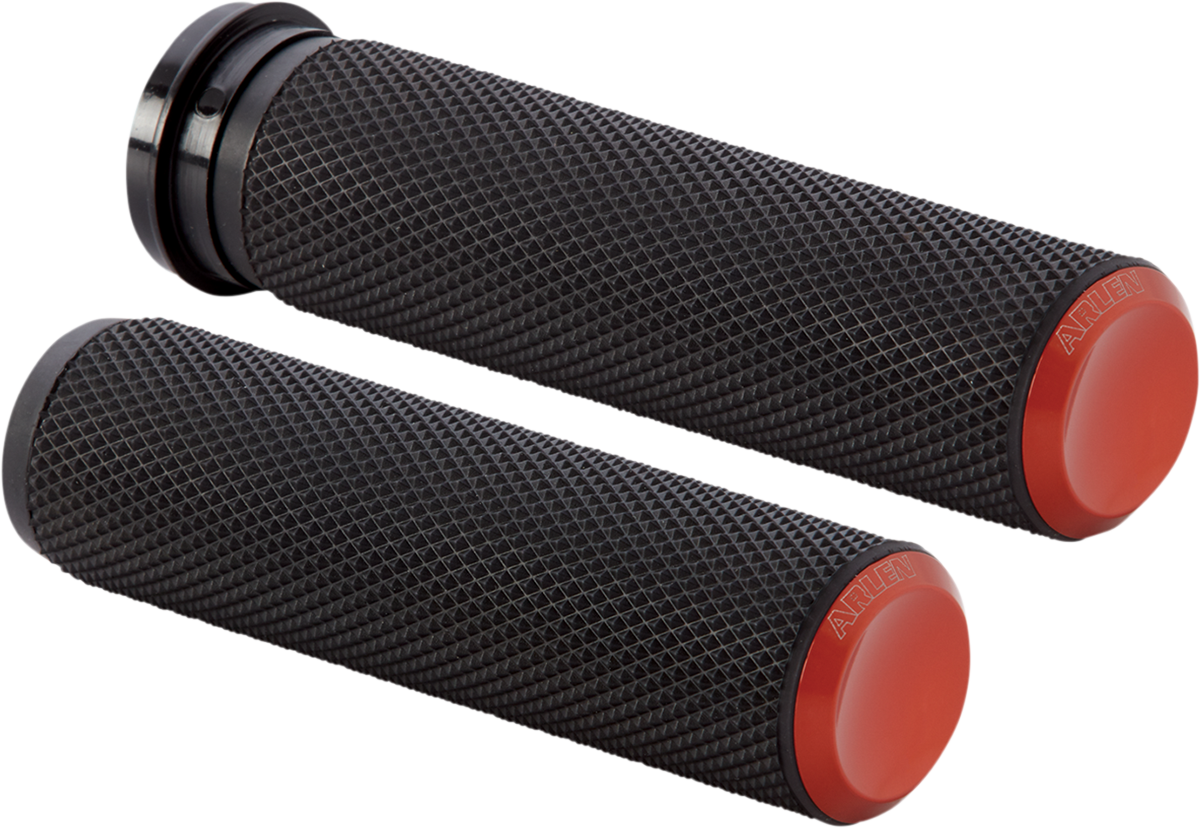 ARLEN NESS Knurled Grips - TBW - Orange 07-306