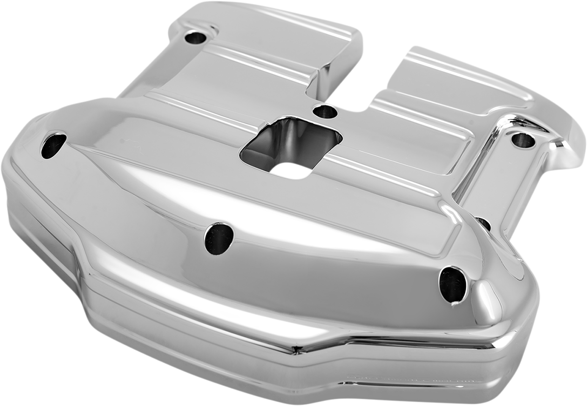 PERFORMANCE MACHINE (PM) Rocker Box Cover - Scalloped - Chrome - M8 0177-2070-CH