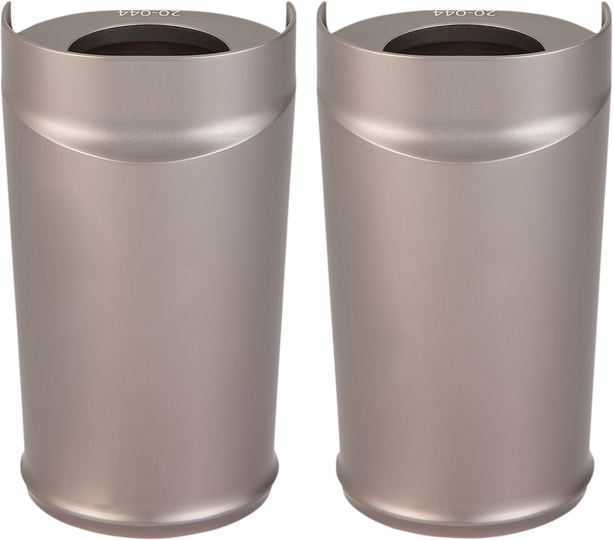 ARLEN NESS Fork Boot Cover - Titanium Anodized - Smooth 20-038