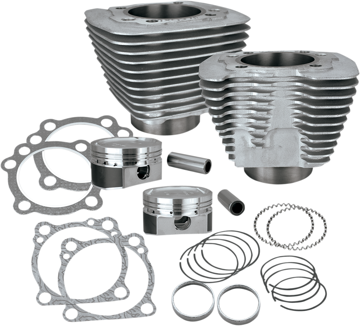 S&S CYCLE 1200cc Conversion Kit - XL883 - Silver 910-0688