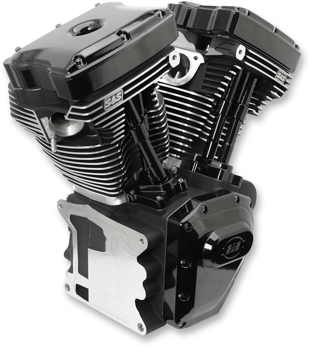 S&S CYCLE T124 Long Block Engine - Black - Touring | Dyna 310-0831A