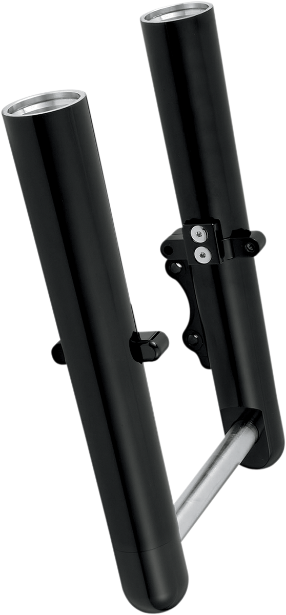 ARLEN NESS Fork Legs - Black Anodized - Smooth - Dual Disc - '08-'13 FLT 06-502