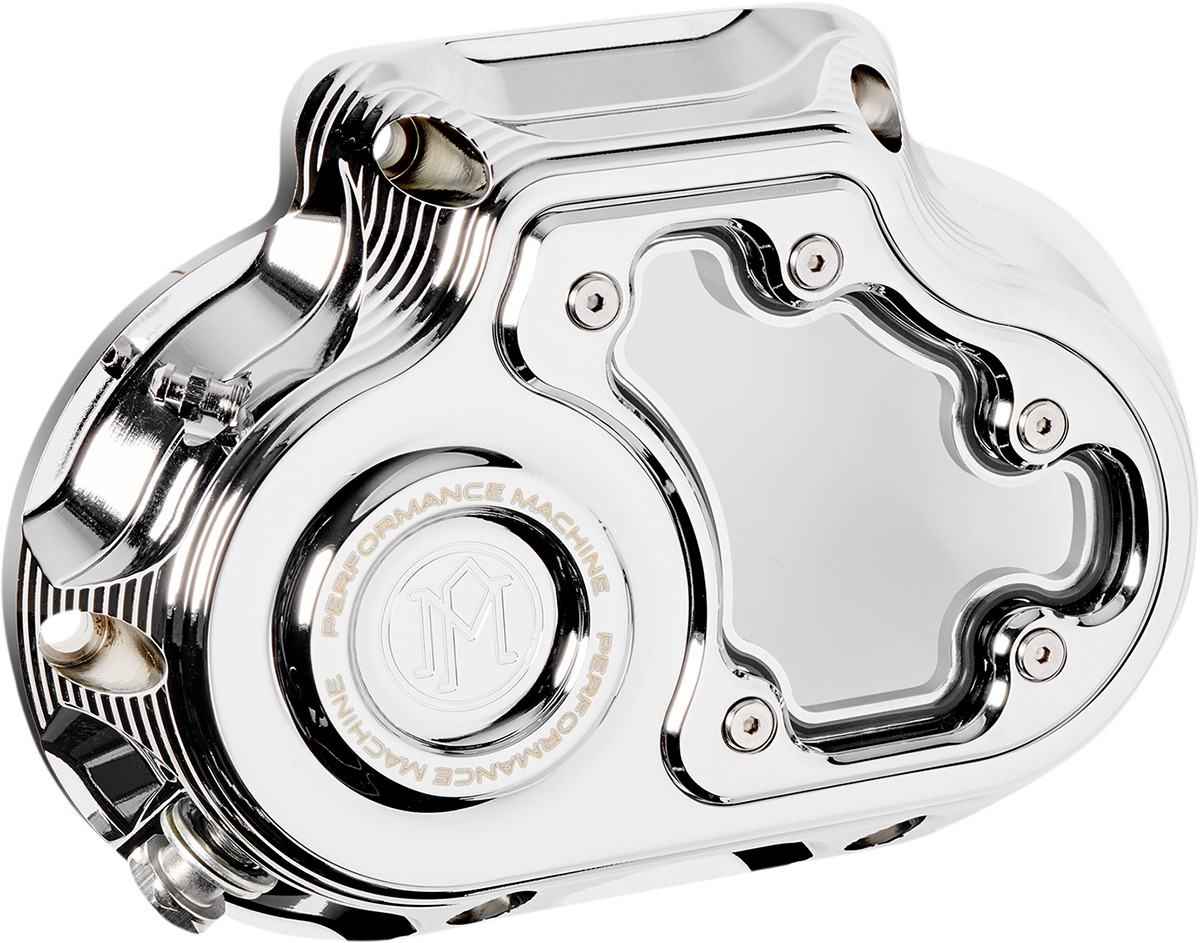 PERFORMANCE MACHINE (PM) Transmission Cover - Chrome - Hydraulic - Touring 0177-2080M-CH