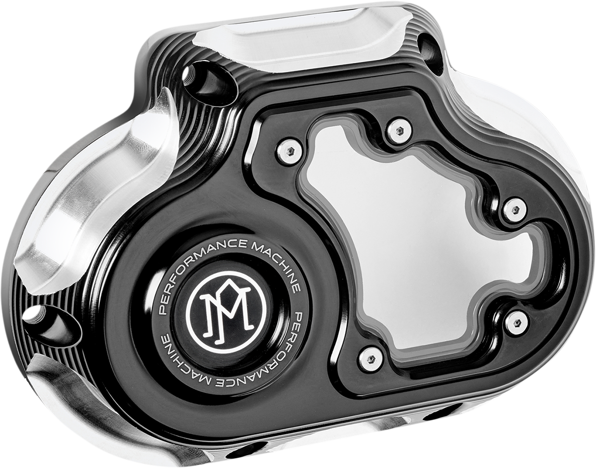 PERFORMANCE MACHINE (PM) Transmission Cover - Contrast Cut* - M8 Softail 0177-2081M-BM