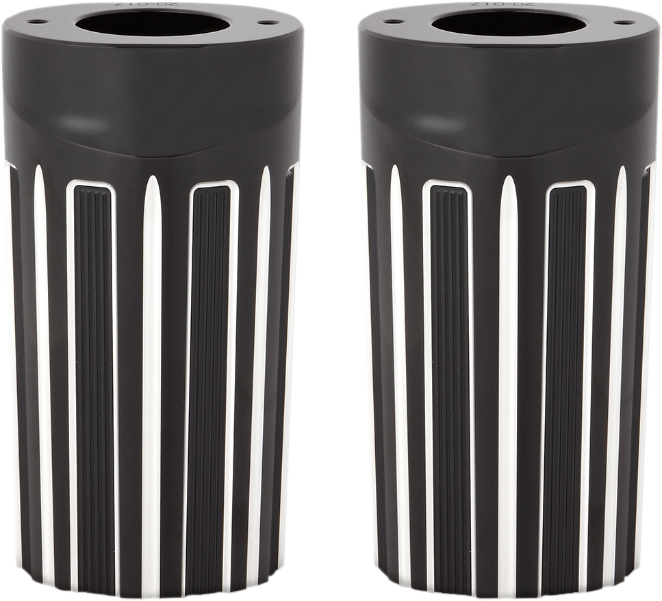 ARLEN NESS Fork Boot Covers - Chrome - 10-Gauge - FLHT 20-018