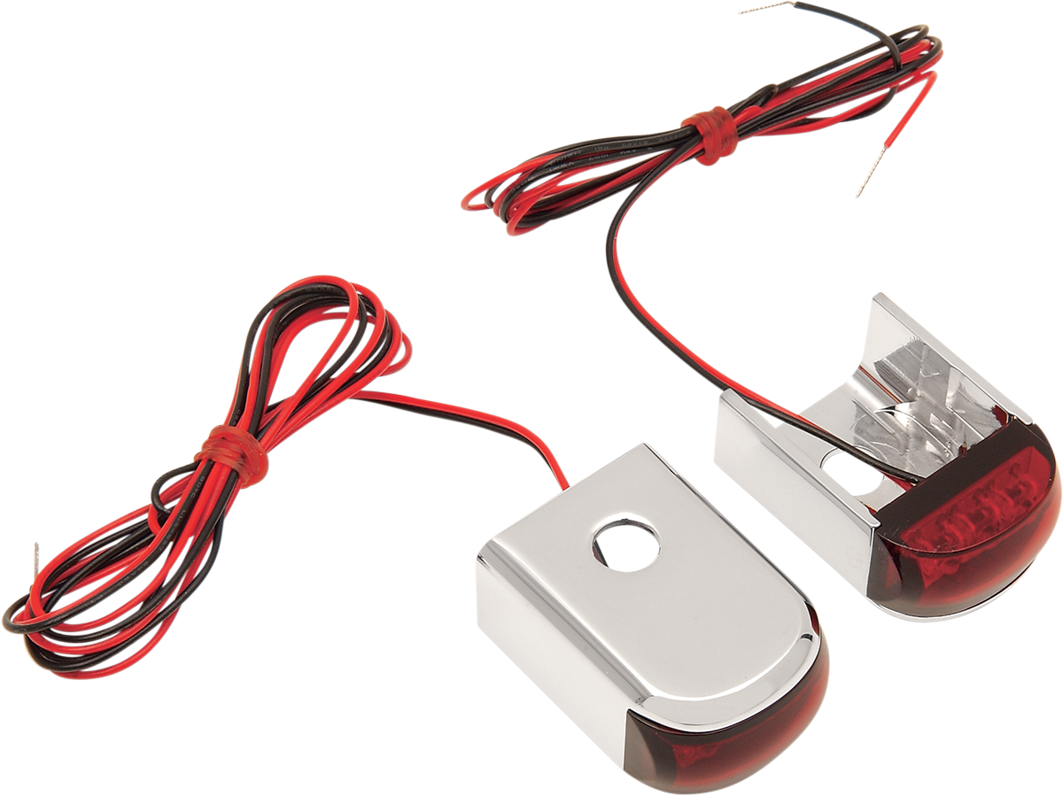 ALLOY ART Strut Light - LED - Red/Red - Chrome DSL-3