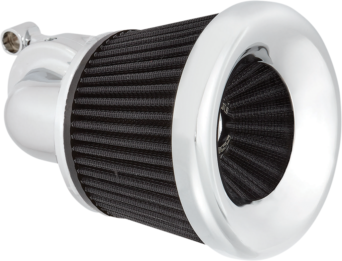 ARLEN NESS Velocity 90? Air Cleaner Kit - Chrome 600-029