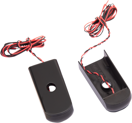 ALLOY ART Strut Light - LED - Smoke/Red Black SSL-SB-2B