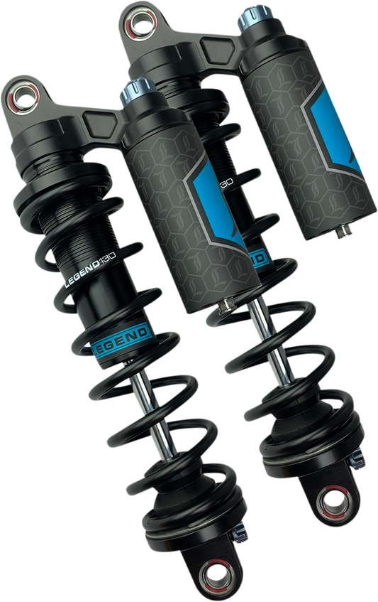 LEGEND SUSPENSION REVO ARC Piggyback Shocks - Heavy Duty - Black - 13" - '84-'00 FXR 1310-1899