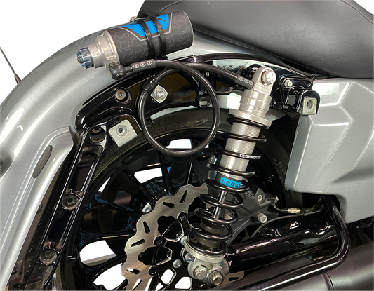 LEGEND SUSPENSION REVO ARC Remote Reservoir Shocks - Standard - Clear - 13" 1310-1934