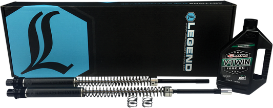 LEGEND SUSPENSION AXEO Trike Front Suspension - Black - 41 mm - '09-'13 Tri-Glide Models 0414-0598