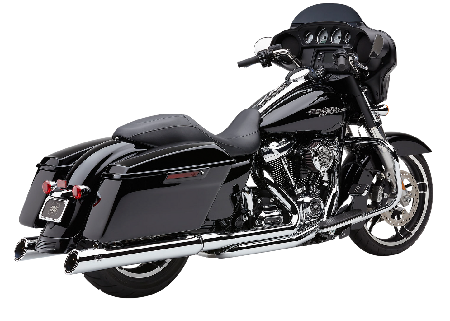 True Dual Headpipes Chrome Flh/Flt 17 22