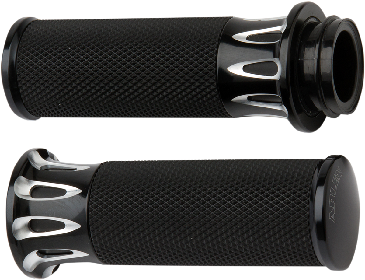 ARLEN NESS Fusion Deep Cut Grips - Cable - Black 07-317