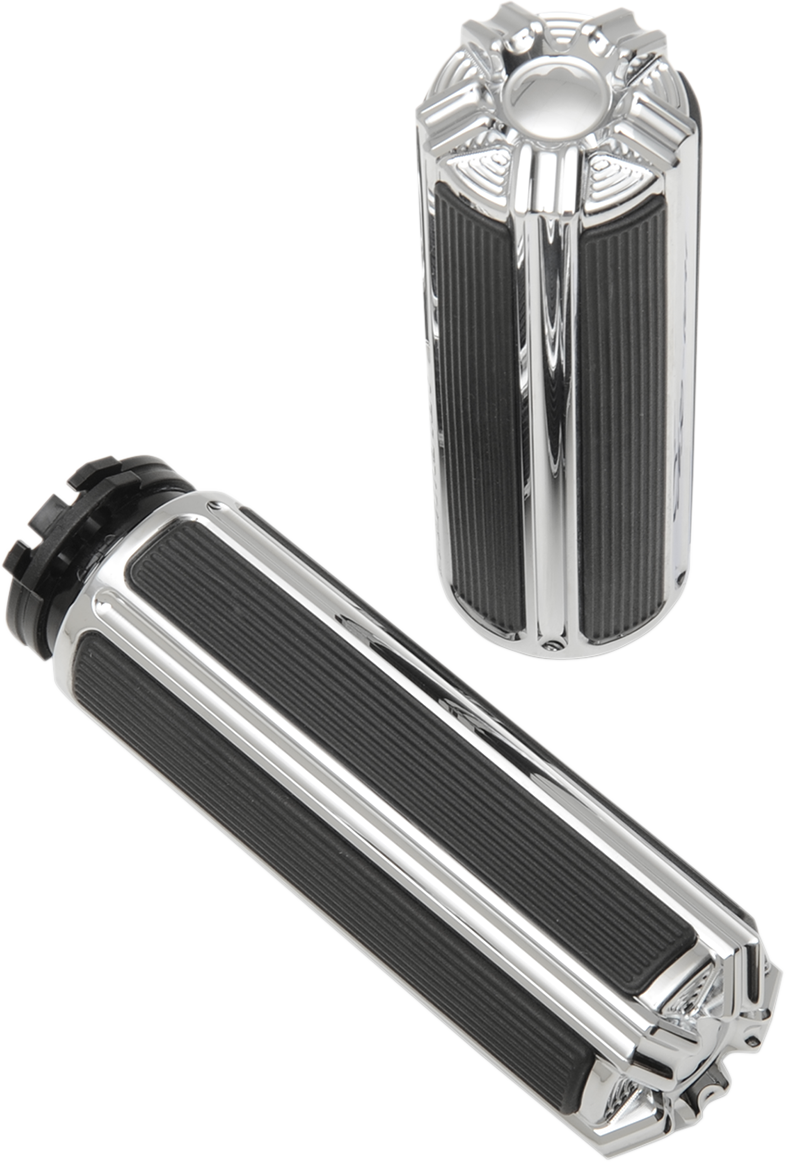 ARLEN NESS 10-Gauge Comfort Grips - Cable - Chrome 07-114