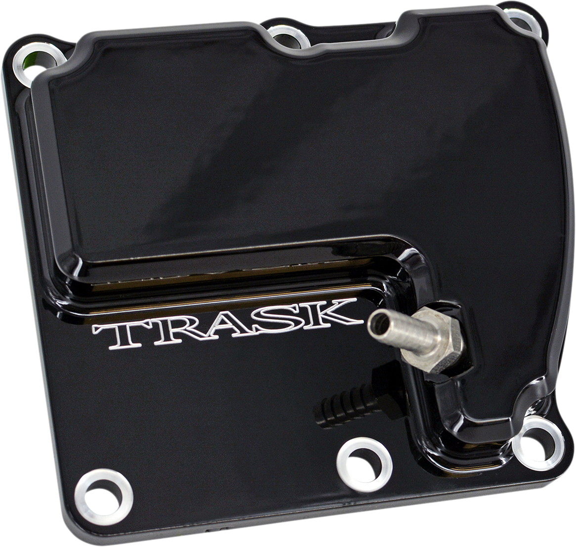 TRASK CheckM8* Vented Transmission Top Cover - Black TM-2041BK