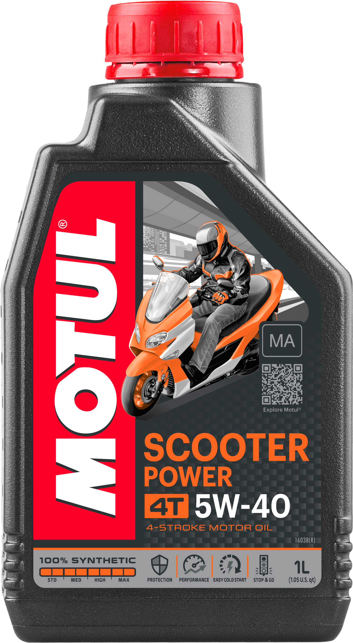Scooter Synthetic Oil 4t 5w40 1l