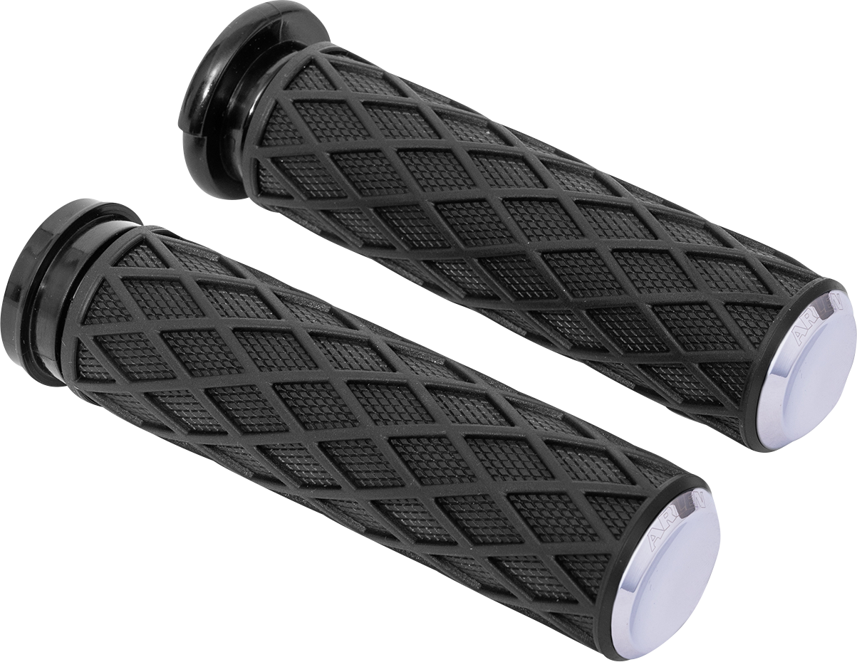 ARLEN NESS Diamond Grips - Cable - Chrome 500-005