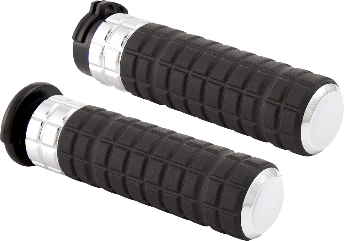 ARLEN NESS SpeedLiner Grips - TBW - Chrome 500-003