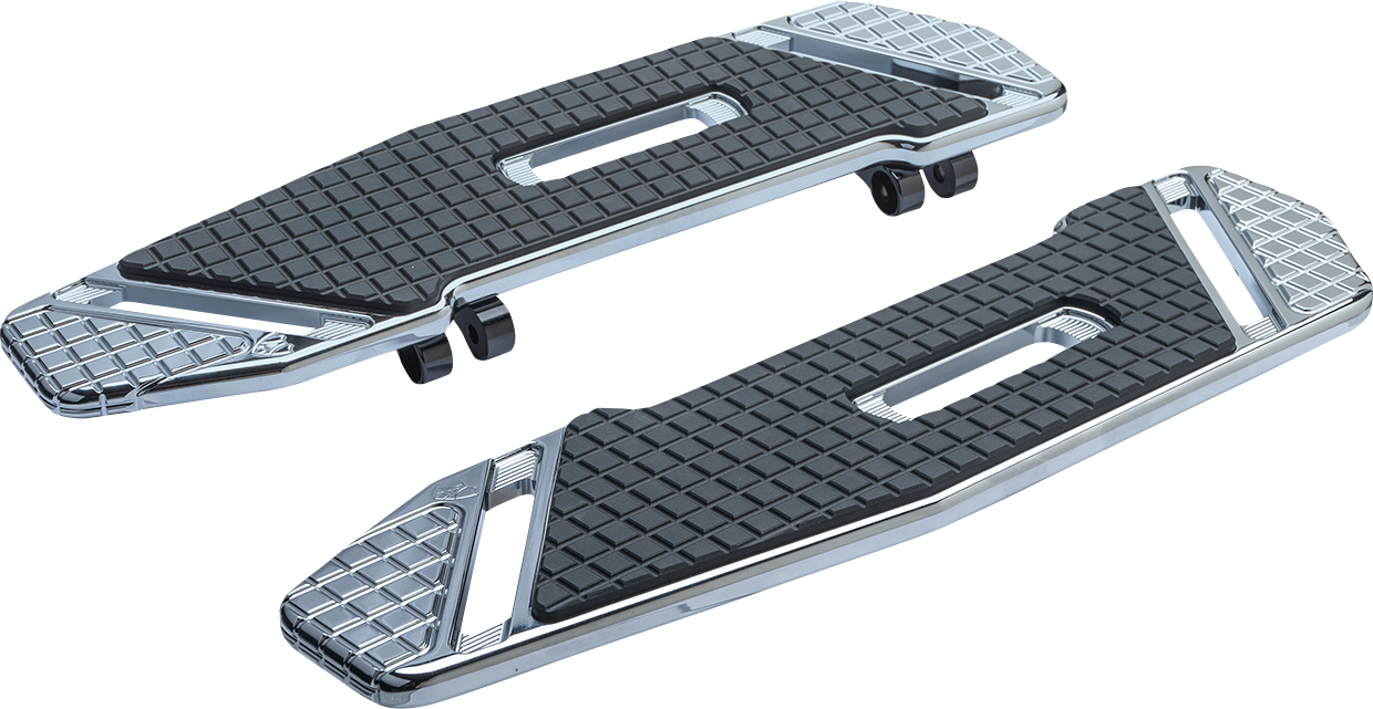 ARLEN NESS SpeedLiner Floorboards - Driver - Chrome 410-022