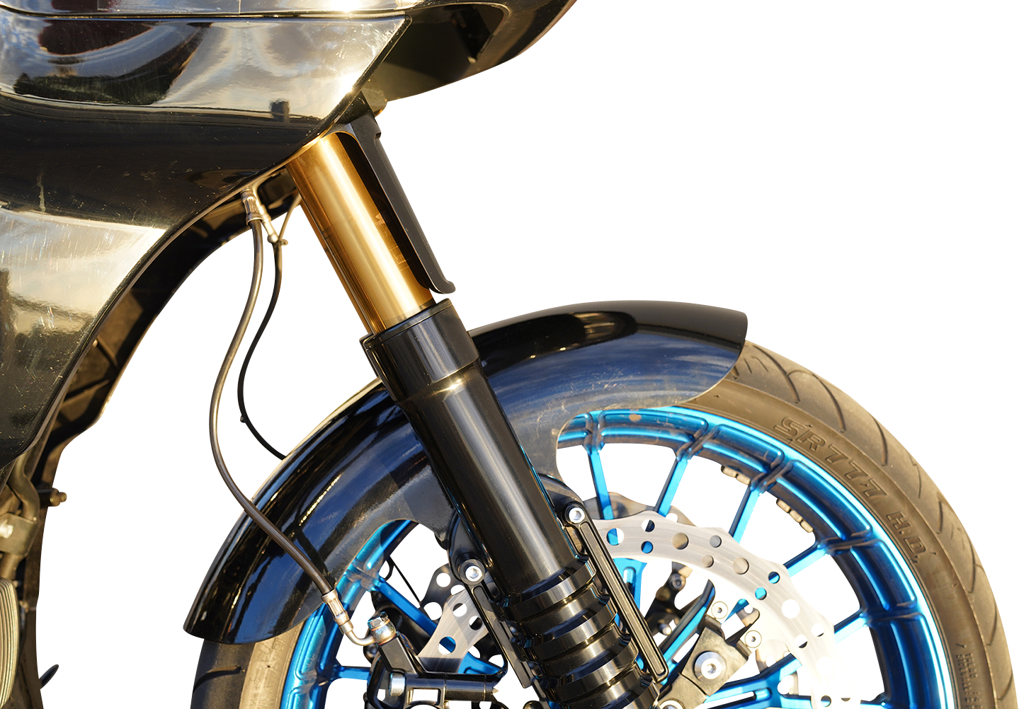 ARLEN NESS Fork Tube - 49 mm - 22.875" - Gold 121-000