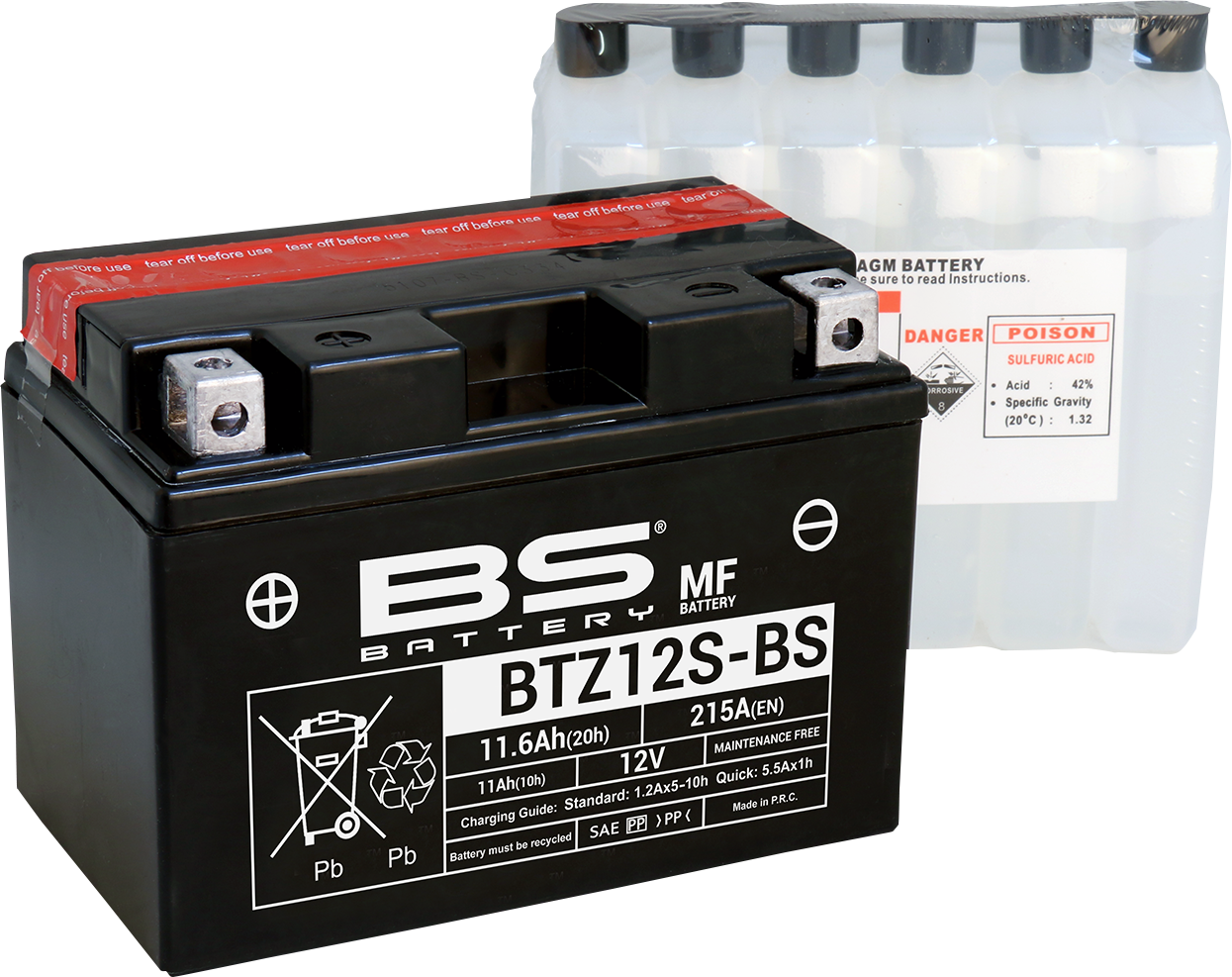 BS BATTERY Battery - BTZ12S-BS (YTZ) 300697