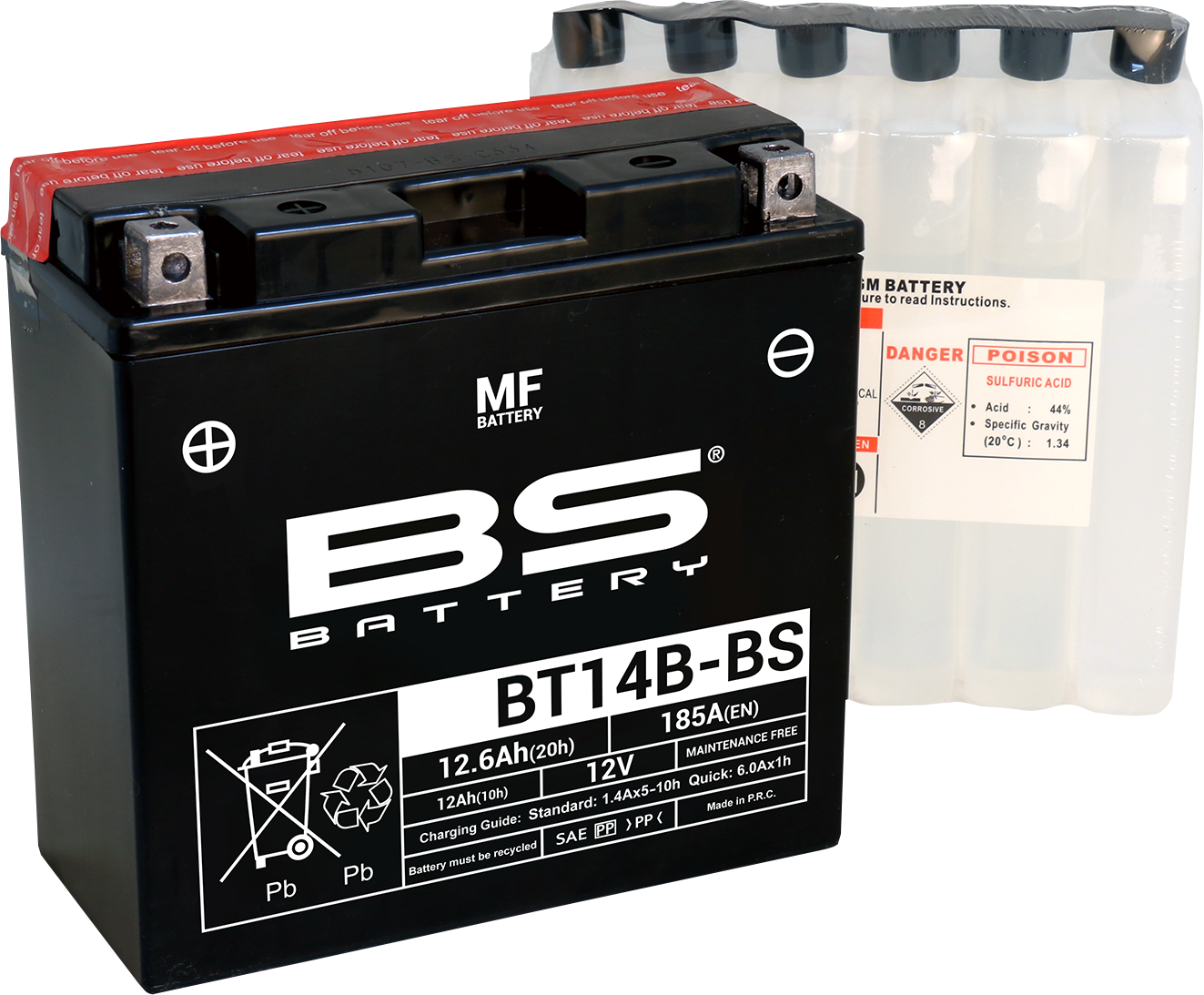 BS BATTERY Battery - BT14B-BS (YT) 300629