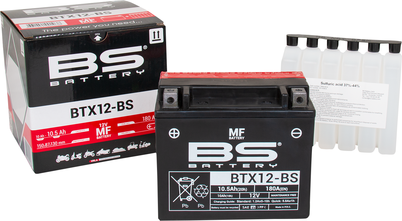 BS BATTERY Battery - BTX12-BS (YTX) 300603