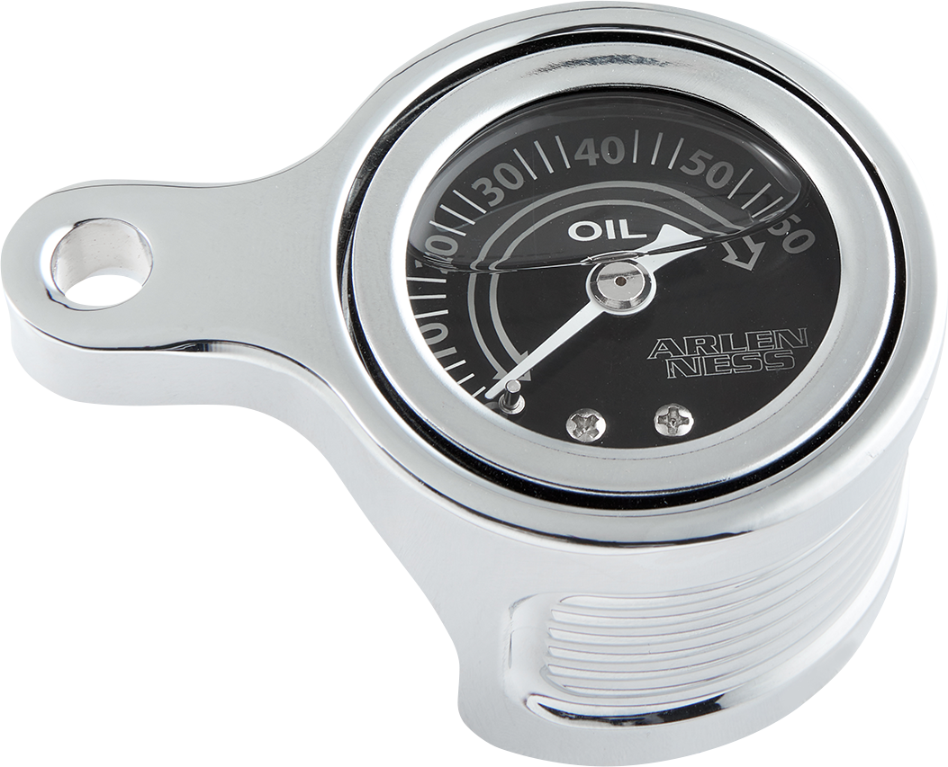 ARLEN NESS Oil Pressure Gauge Kit - Method? - Chrome 610-100