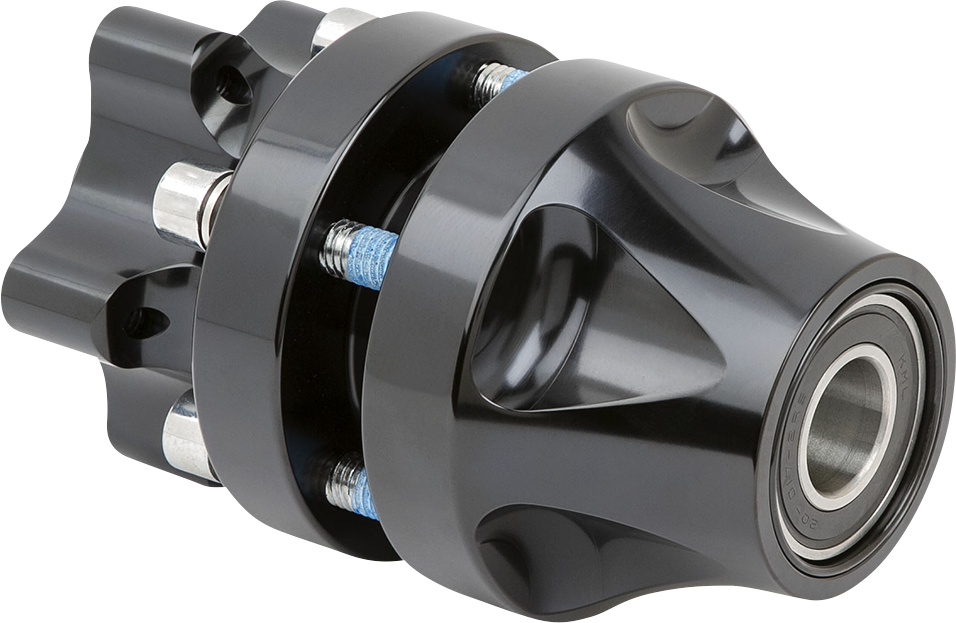 ARLEN NESS Hub - Cartridge - Front/Single Disc - Black - Softail Standard/Street Bob 71-648