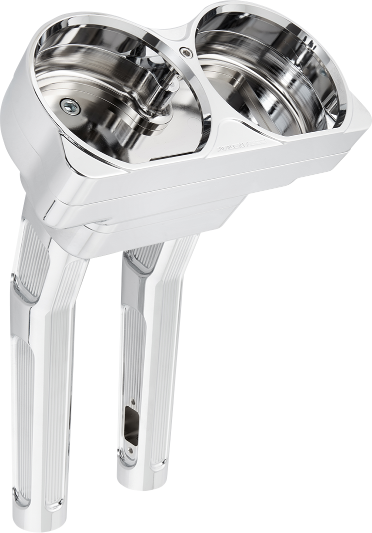 ARLEN NESS Method Kickback Handlebar Riser - 10" - Chrome 520-033