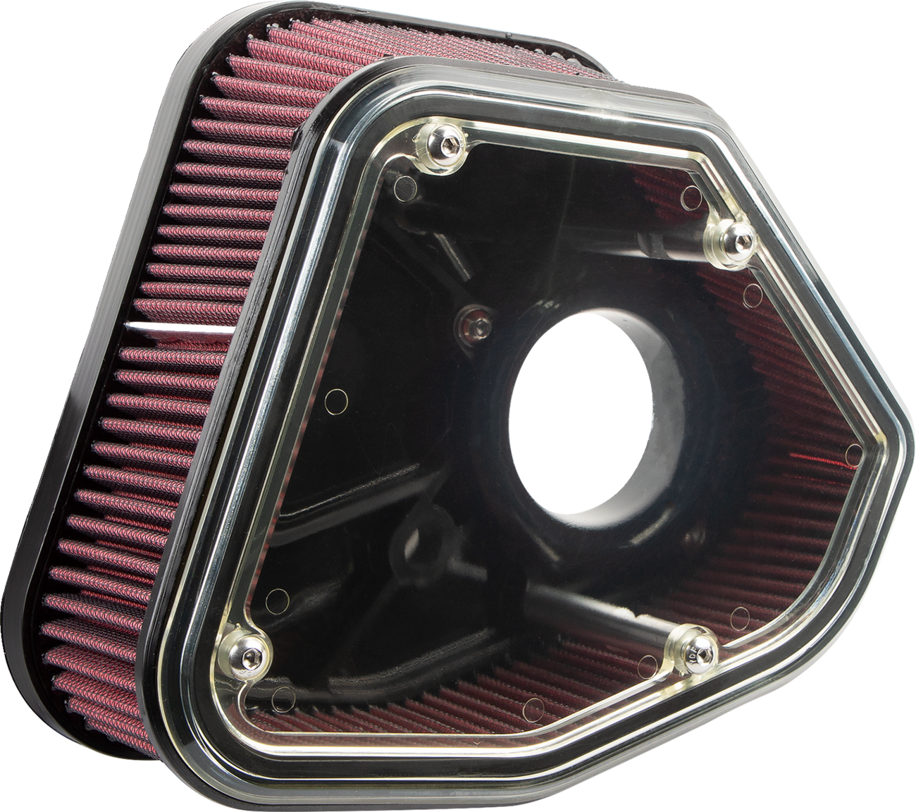 ALLOY ART Boom Box Air Cleaner Kit - Black Cover 2.8M8BP