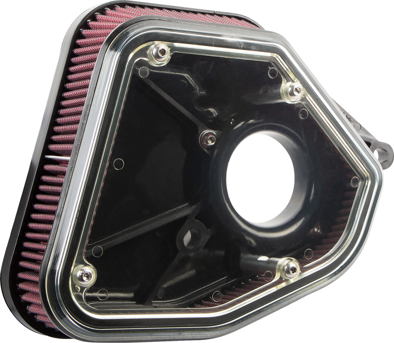 ALLOY ART Boom Box Air Cleaner Kit - Black Cover 1.8M8BP