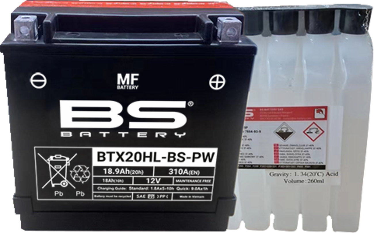 BS BATTERY Battery - BTX20HL-BS-PW (YTX) 300821