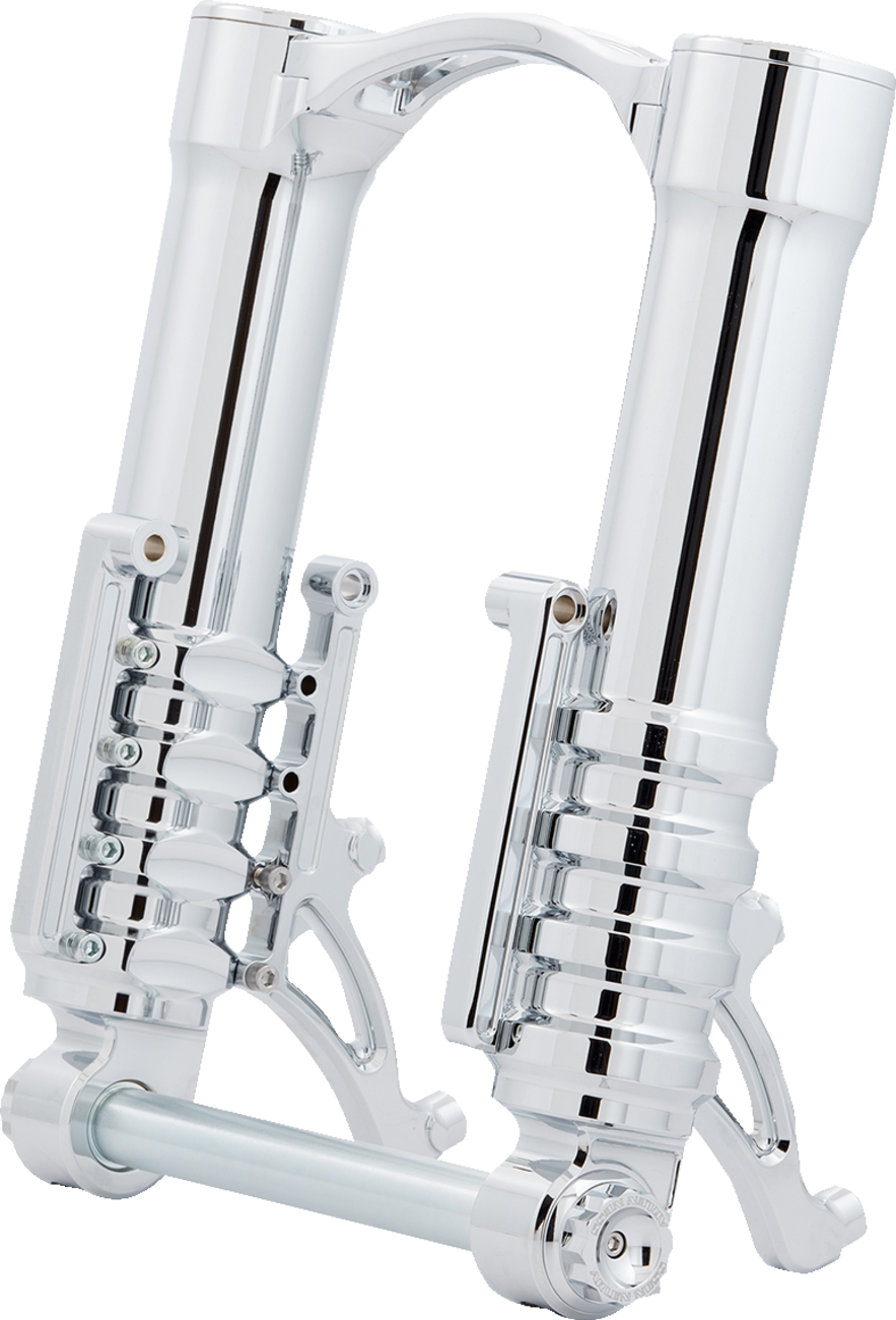 ARLEN NESS Fork Legs - 49 mm - Chrome - For Custom Radial Mount Brake Caliper 120-012