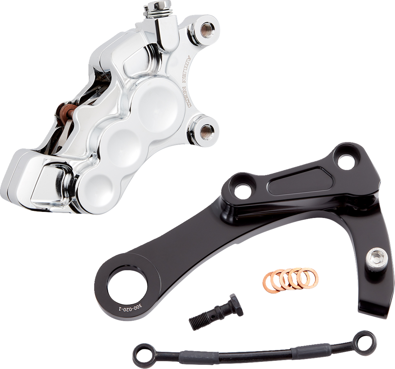 ARLEN NESS 6-Piston Caliper - Rear - Chrome 02-326