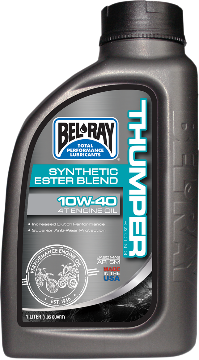 BEL-RAY Thumper Synthetic Blend 4T Oil - 10W-40 - 1L 99520-B1LW