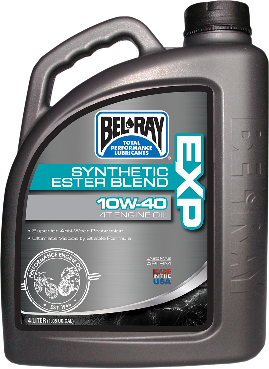BEL-RAY EXP Synthetic Blend 4T Oil - 10W-40 - 4L 99120-B4LW