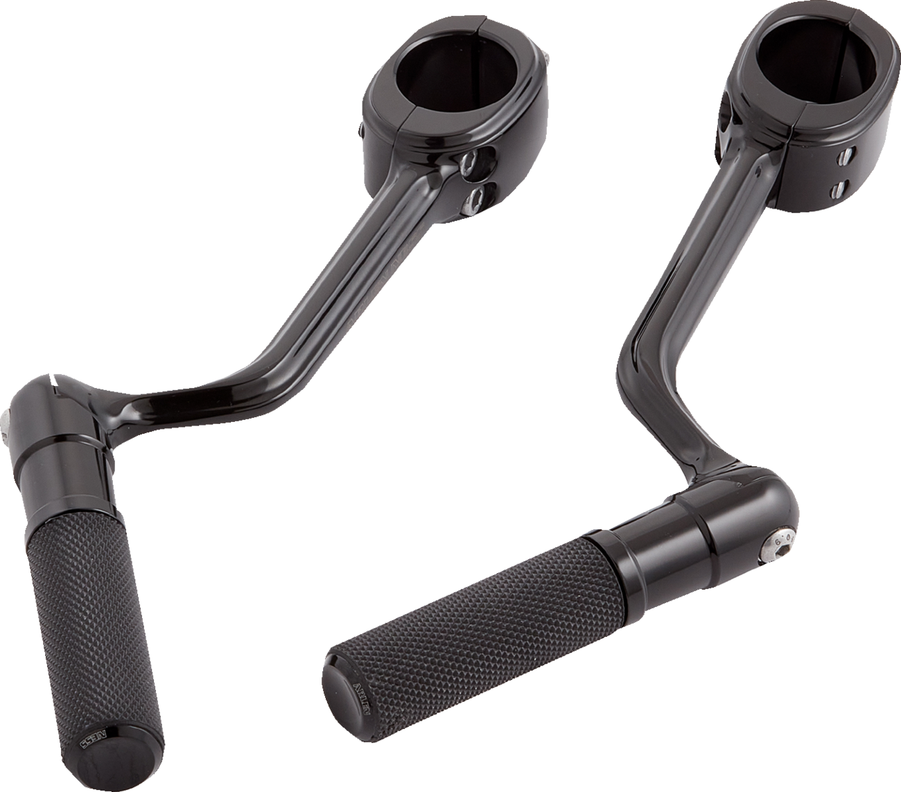 ARLEN NESS Forged Highway Peg Mounts w/ Pegs - Black 400-045