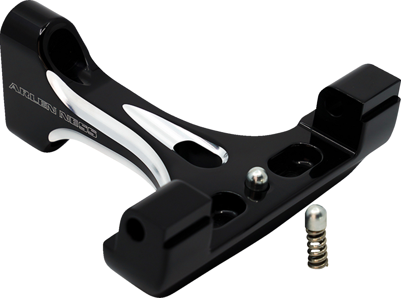 ARLEN NESS Forged Passenger Floorboard Mounts - Black 410-033