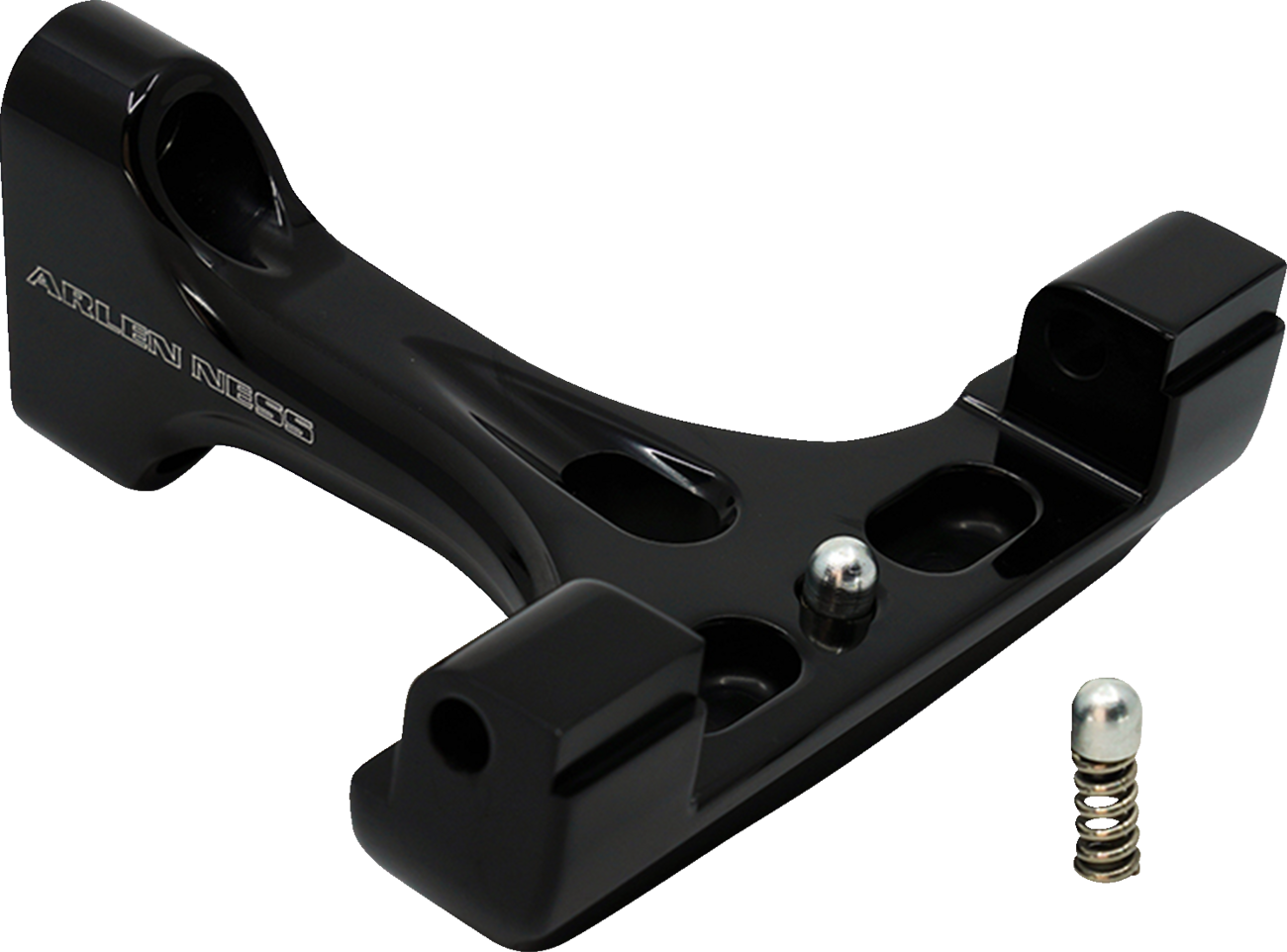 ARLEN NESS Forged Passenger Floorboard Mounts - All Black 410-032