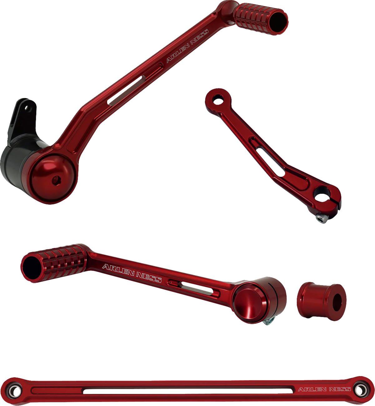 ARLEN NESS SpeedLiner Foot Control Kit w/ Heel/Toe Shifter - Red 420-133