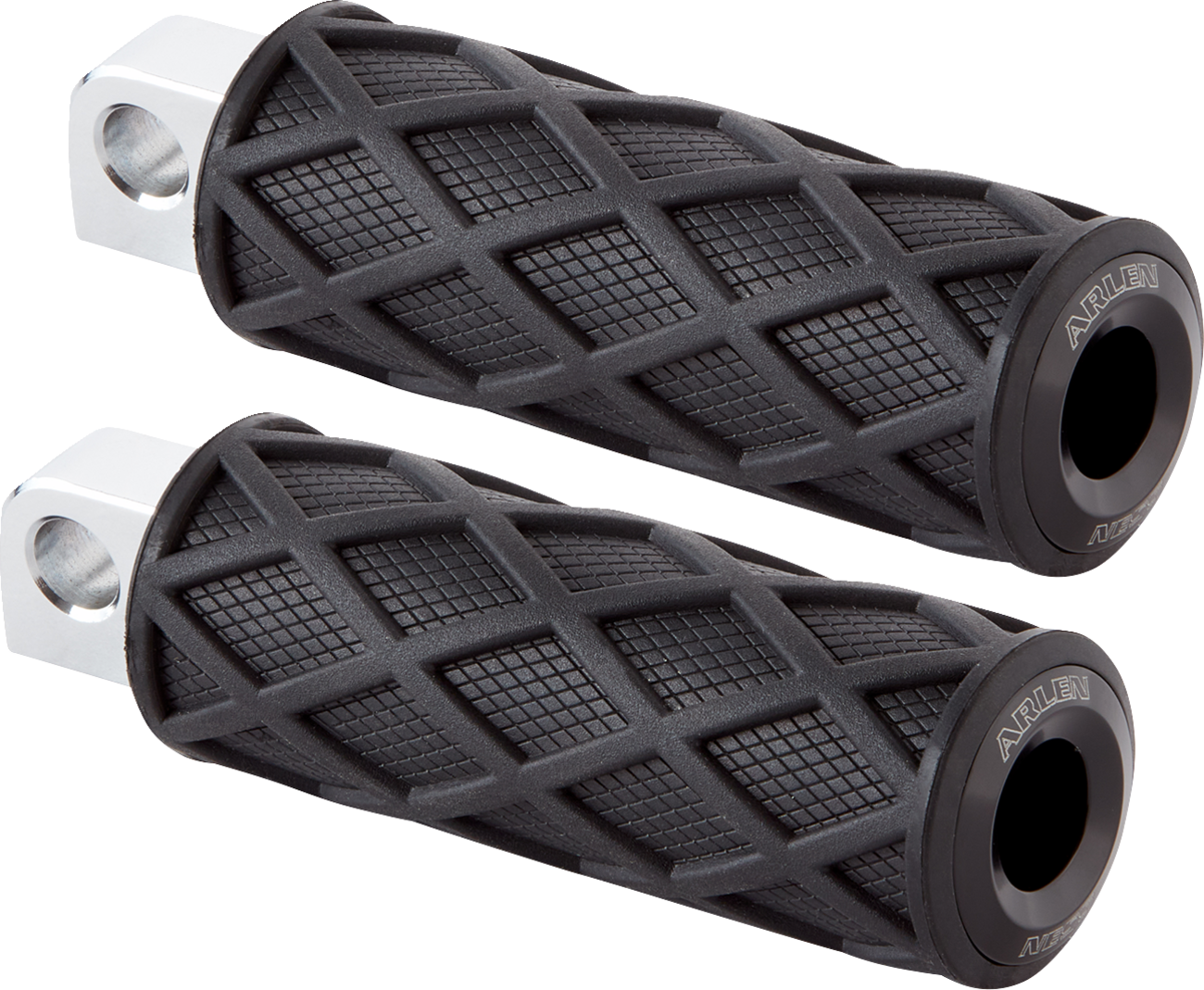 ARLEN NESS Diamond Footpegs - Male Mount - Black 400-047