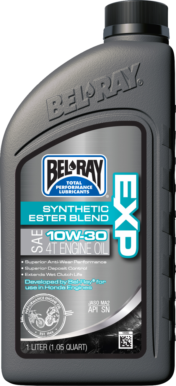 BEL-RAY EXP Synthetic Blend 4T Oil - 10W-30 - 1 L 300894150160
