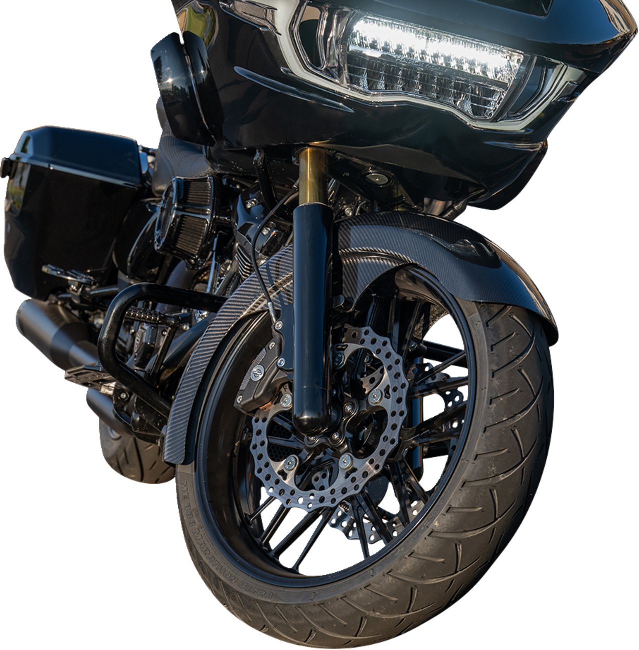 ARLEN NESS Carbon Fiber Front Fender - Wrapper - 21" 210-031